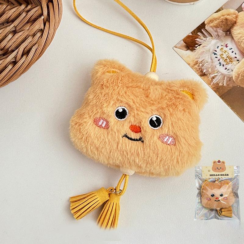 Kawaii Cartoon Butter Bear Brooch Pendant Versatile Backpack Decoration Cute Little Bear Jewelry Accessories Gifts