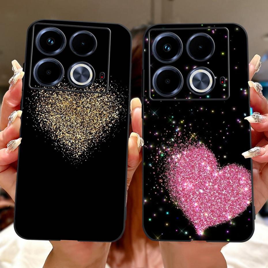 Cute Painting Phone Case For Infinix Note 40 40Pro Pro+ Soft Silicone TPU Back Cover For Infinix Note40 Pro Plus Cases Bumpers