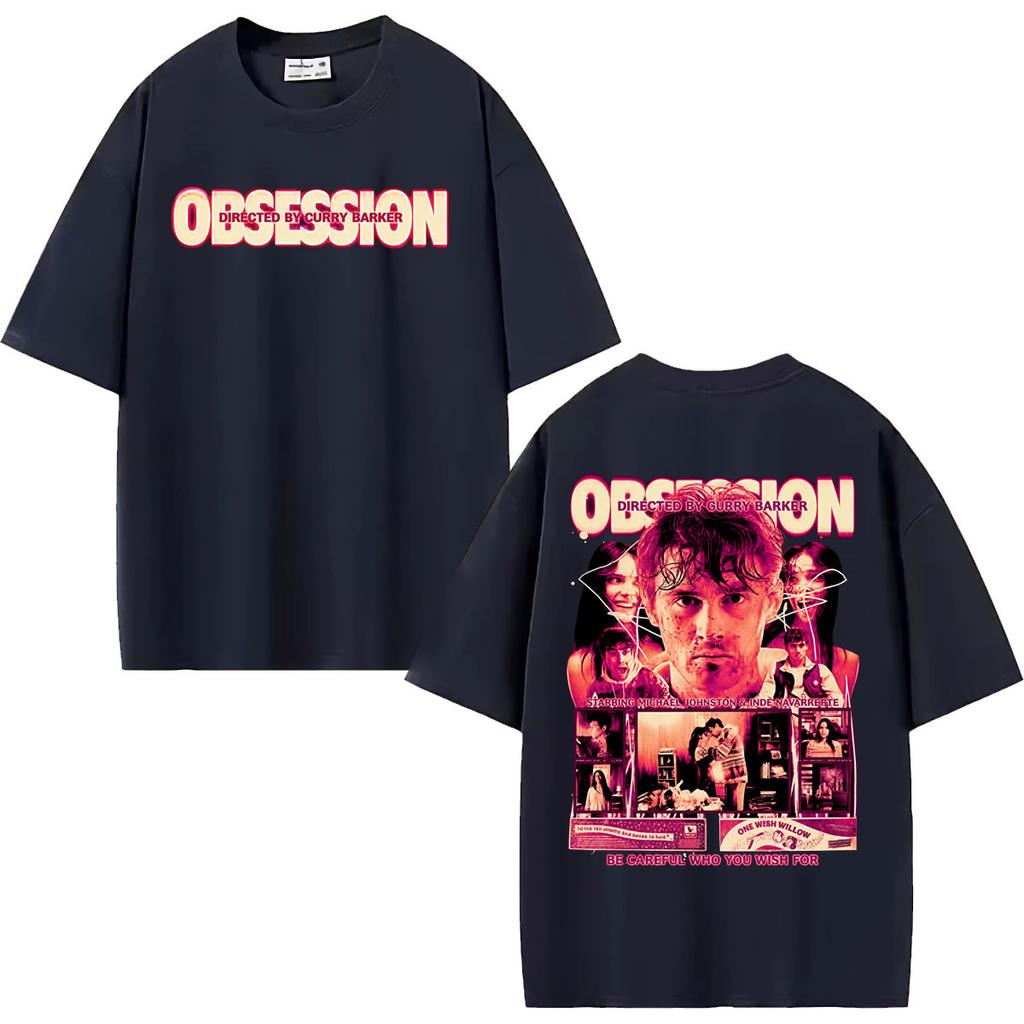 One Wish Willow Obsession 2026 Horrorfilm Druck T-Shirt Unisex Unisex Mode Ästhetische T-Shirts Baumwolle Lässig Kurzarm T-Shirt