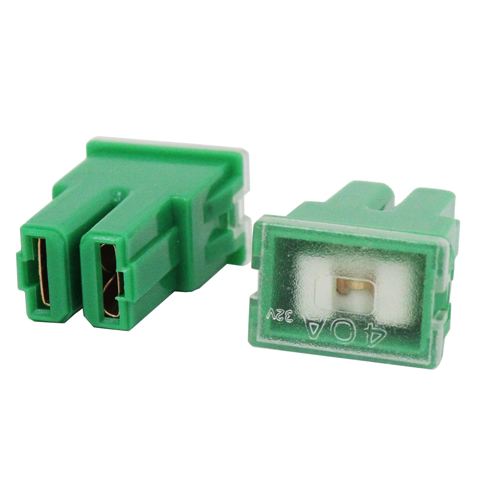 

Car PAL Tridge Fuse 40A 32V Female Terminal Green 2pcs Car Fuse зелёный