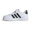 Adidas Breaknet 2.0 Comfortable Simple Non-Slip Low-Top Kids Skate Shoes Kids Sneaker White IE3792