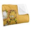Garfield Silky Faces Supersoft Blanket
