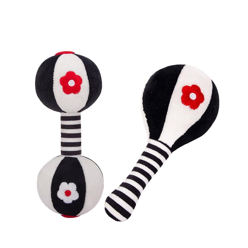 High-Quality 2Pcs High-Quality Soft High-Quality Stuffed High-Quality Animal High-Quality Rattle High-Quality Hand High-Quality Grip High-Quality