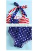 Girls' Summer Mermaid Bowknot Bikini Set - Cute Sling Two-Piece Swimwear