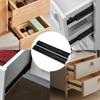 1Pair Cold Rolled Steel Drawer Slides Soft Close Drawer Track Rail Cabinet Drawer Track Slide Sliding Furniture Hardware