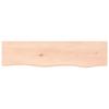 VidaXL Étagère murale 80x20x2 cm bois de chêne massif non traité 363539