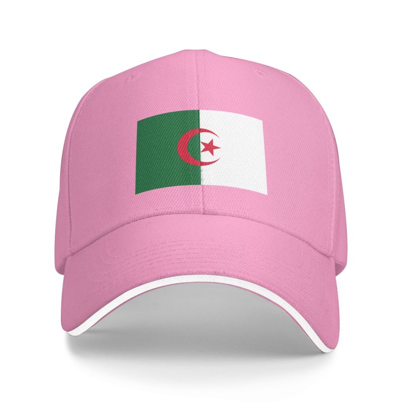 Custom Flag Of Algeria Baseball Cap Sun Protection Unisex Women's Adjustable Algerian Patriotic Dad Hat Autumn