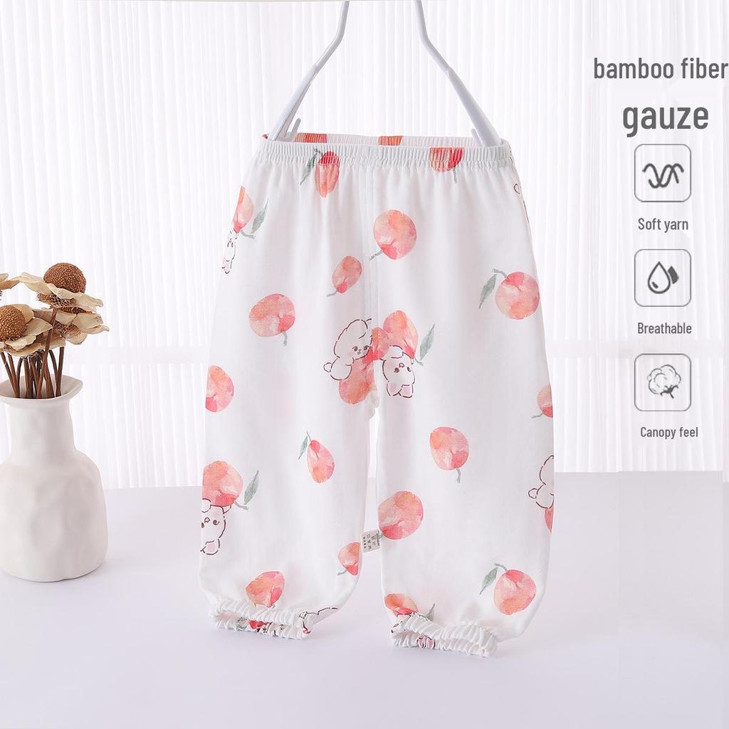 Summer Mosquito Repellent Pants for Babies: Casual, Thin, Lantern Style for Boys and Girls