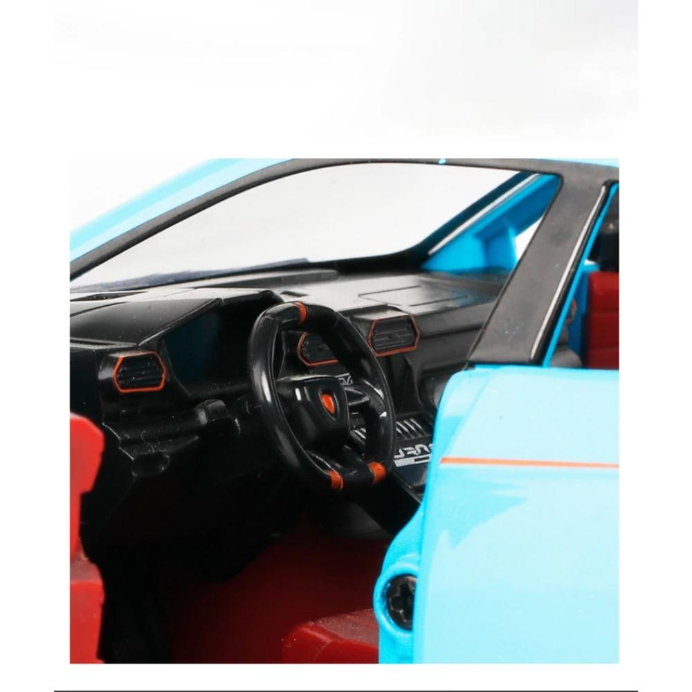 1/24 Lamborghini URUS Bison Mansory SUV Alloy Cast Toy Car Model Sound and Light Children's Toy Collectibles Birthday Gift