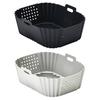 Silicone Air Fryer Liners for Ninja SL400UK Non-Stick Baking Tray Reusable Air Fryer Basket Kitchen Cooking Accessory