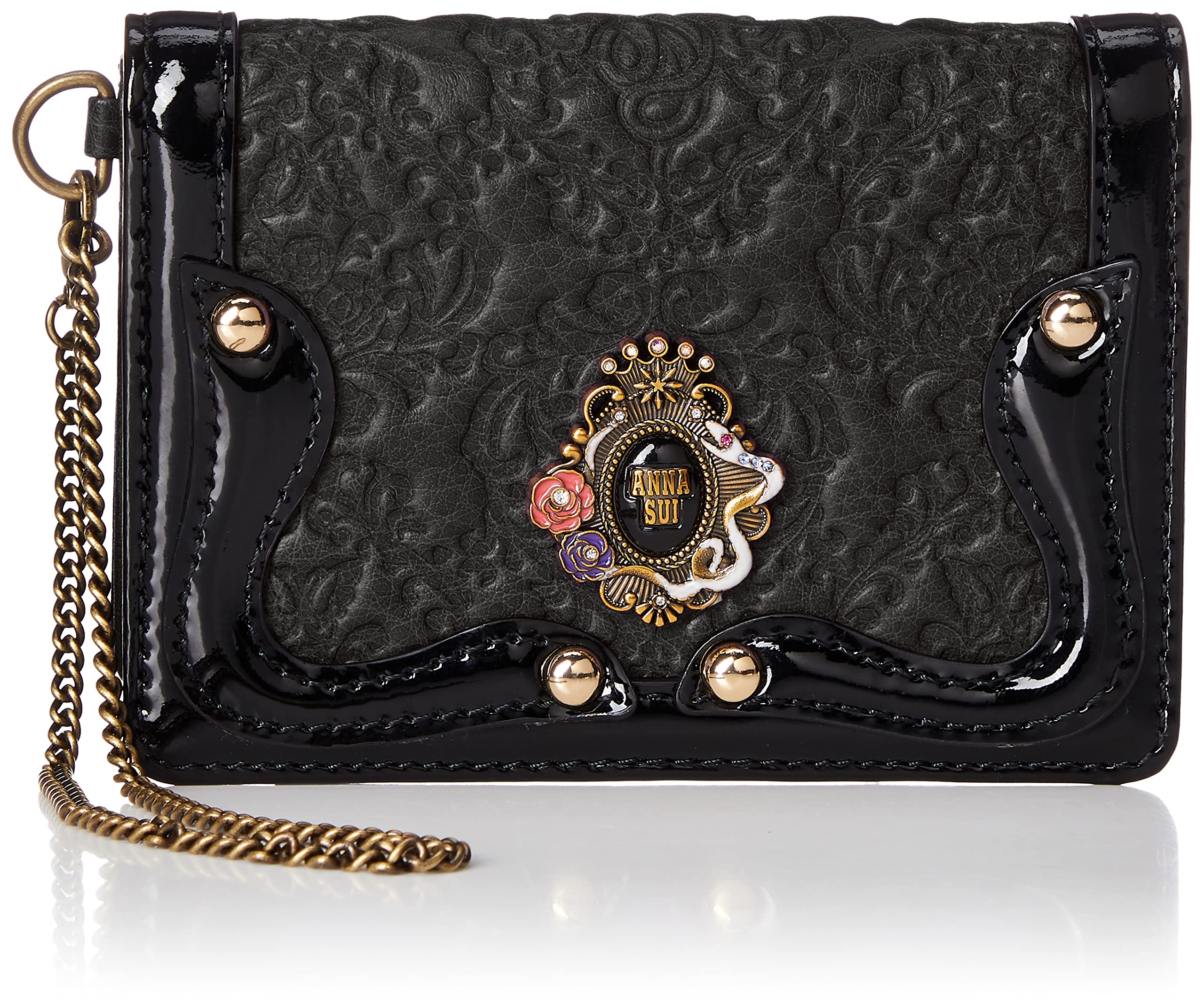 Пропускной кейс Anna Sui Serpent, Женский, Черный, Размер F