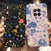 Sunflower Case For Honor 50 Lite Cover On Huawei Nova 8i Phone Case Fashion Painted Soft Back Cover For Honor50 Lite Nova8i Capa