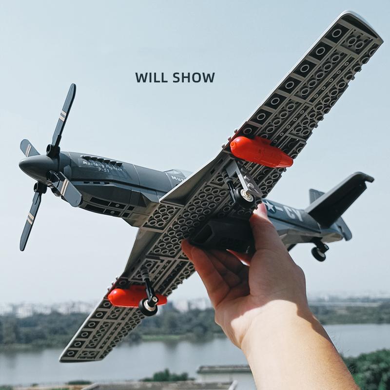 Militärisches Aufklärungsflugzeug der Luftwaffe, Legierungsmodell, Hubschrauber-Kampfflugzeugmodell, Zusammenbau von Kriegsbausteinspielzeug