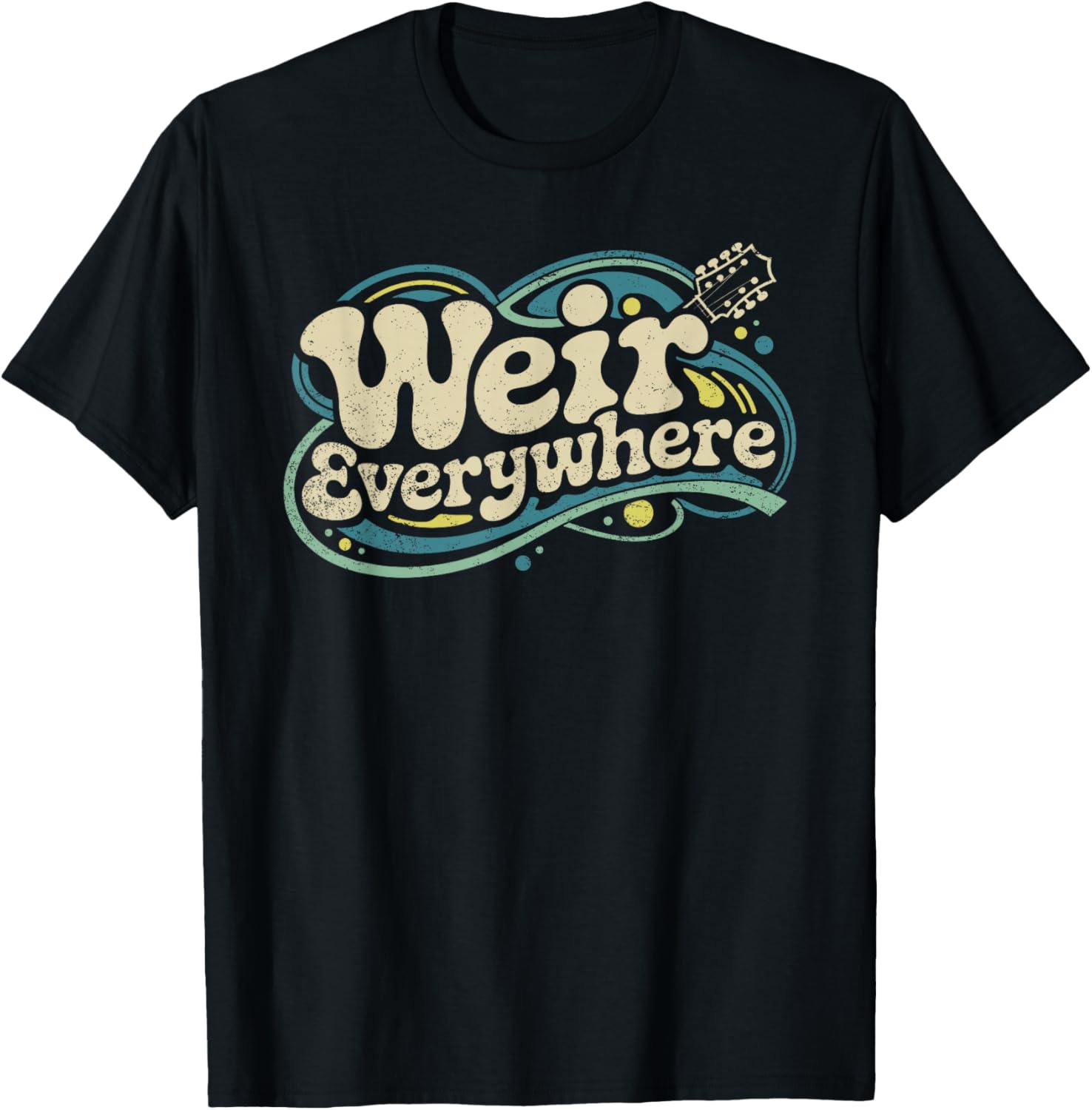 Funny Weir Everywhere Family Humor T-Shirt S разноцветный