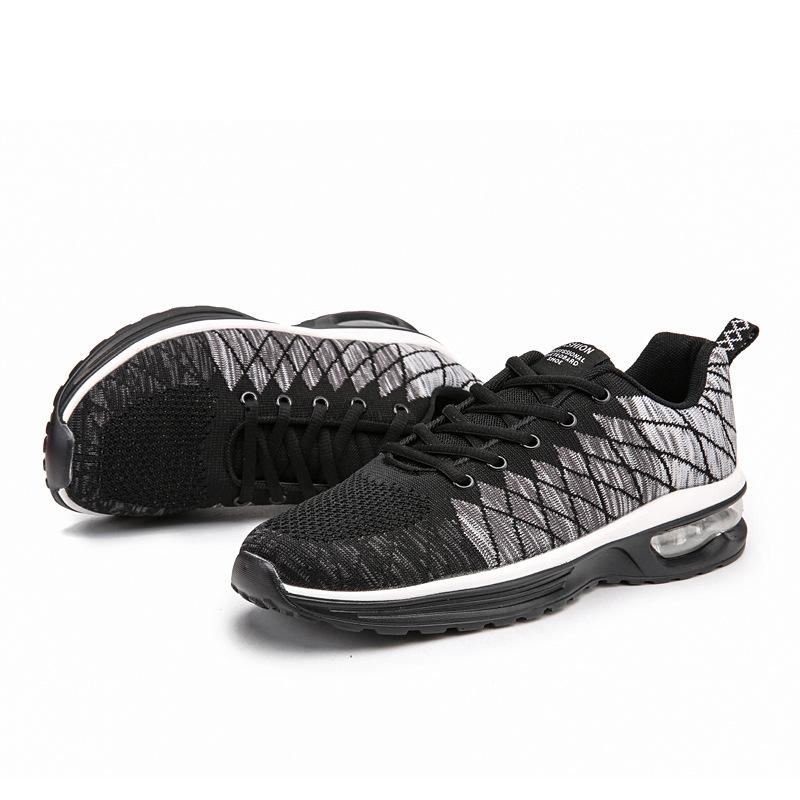 Fashion Air Cushion Running Shoes Ladies Mesh Breathable Walking Shoes for Women Red Sneakers Casual Lightweight Tennis Sports Shoes Man