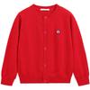 Girls' Wool Knit Cardigan