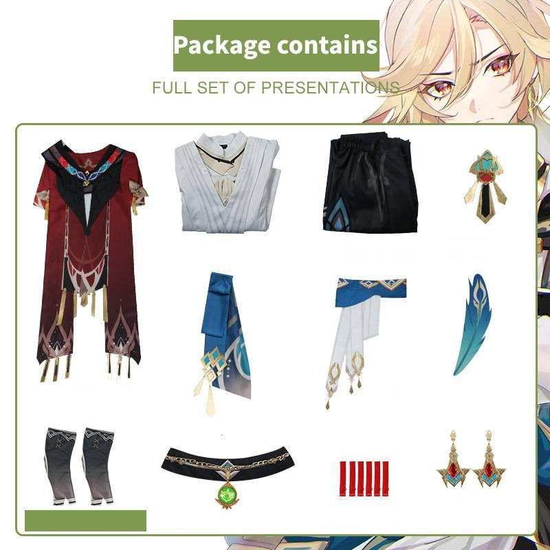 Genshin Kaveh Impact New Roleplaying Clothing Headdress And Accessories Earring