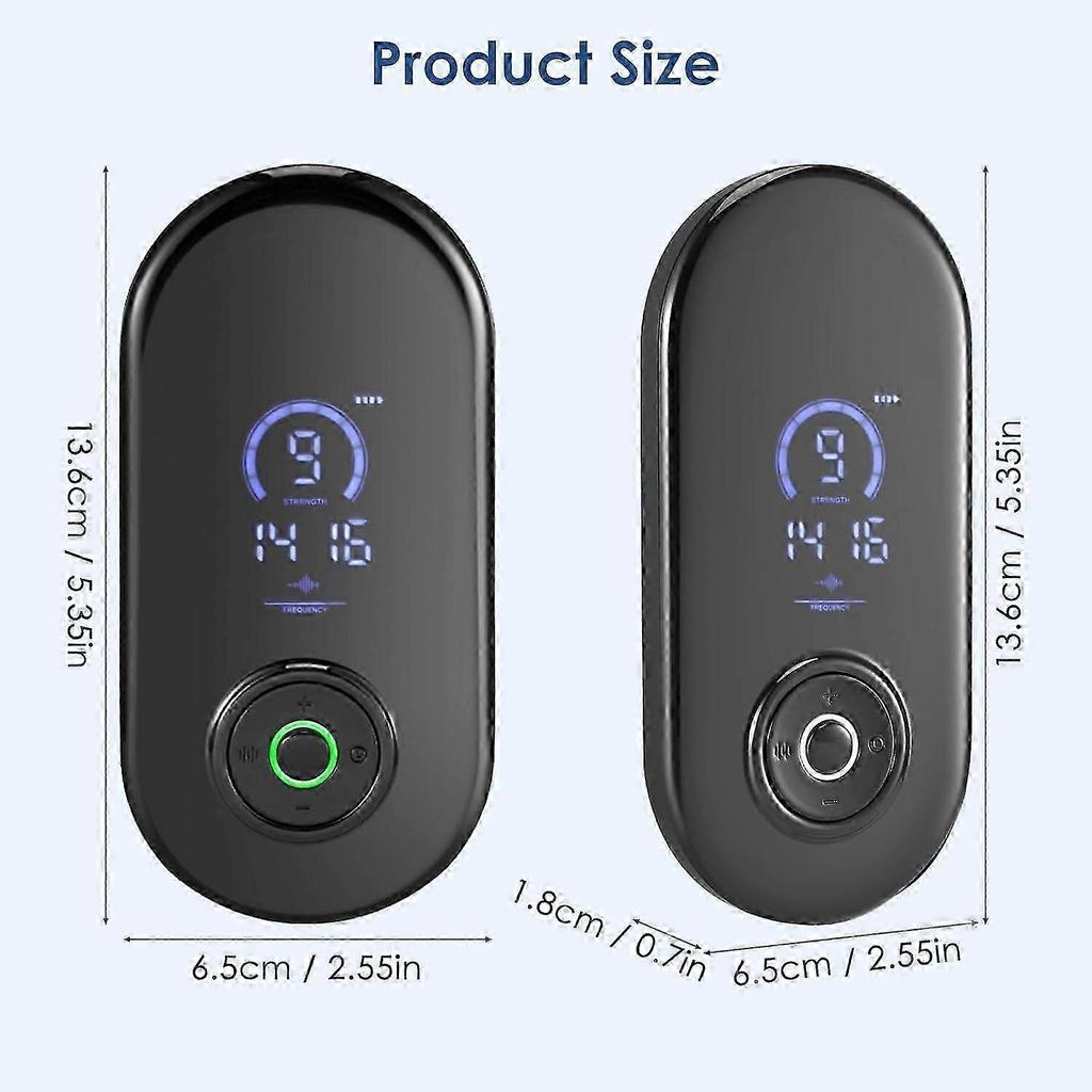 Nerve Stimulation Device with Ear Clips,Sleep Aids for Adults,Calm Carry Device for Insomnia Sleep with 3 Modes & 9-Level Adjustment