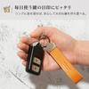 Genuine Italian Leather Keychain for Strap Key Key Key Clip IKH2 [BLUE SINCERE] Men, Style, Ring, Charm, / (Vermilion Red)