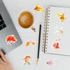 50 Cartoon Hand-painted Goldfish Graffiti Stickers Creative Hand Account Decoration Stickers Water Cup Mobile Phone Waterproof Stickers