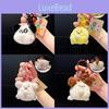 Adorable Original Plush Bubbling Animal Keychain Cute Soft Hanging Accessory Gift