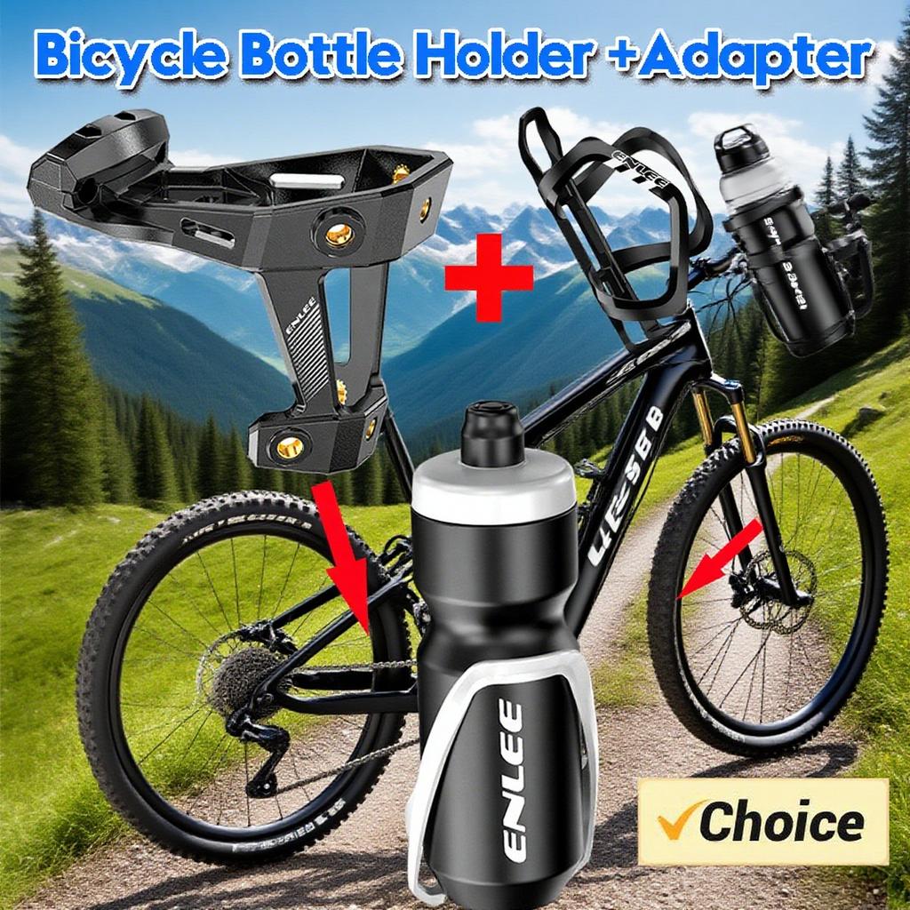 Lightweight Bicycle Water Bottle Holder Adapter Cycling Bottle Cages Rack Bike Saddle Drink Cup Cage Adapter Seat Post Mount