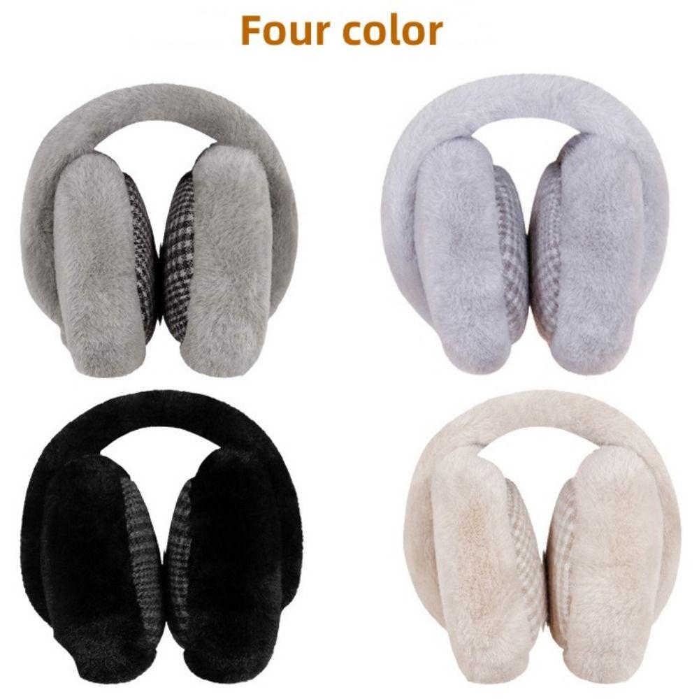 Keep Warm Ear Muffs Foldable Winter Earflaps Soft Ear Warmer  Women