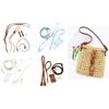  Rattan Weaving Bag Essential Tools Kit Handmade PU Adjustable Strap Accessories For Beginners And Craft Lover