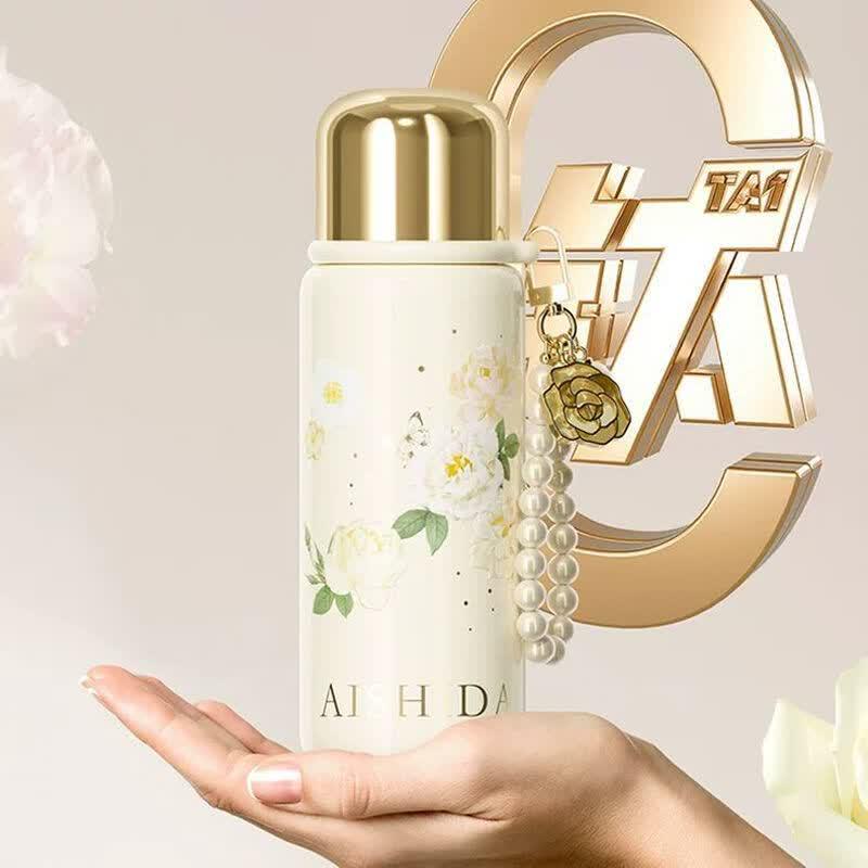 Aishida Floral Whisper Pure Titanium Tea Infuser Cup 560mL