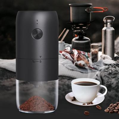 Electric Pepper Grinder Salt Grinder, Automatic Adjustable Coarseness Salt with USB Type-C Cable, LED Light, One Hand Operation,