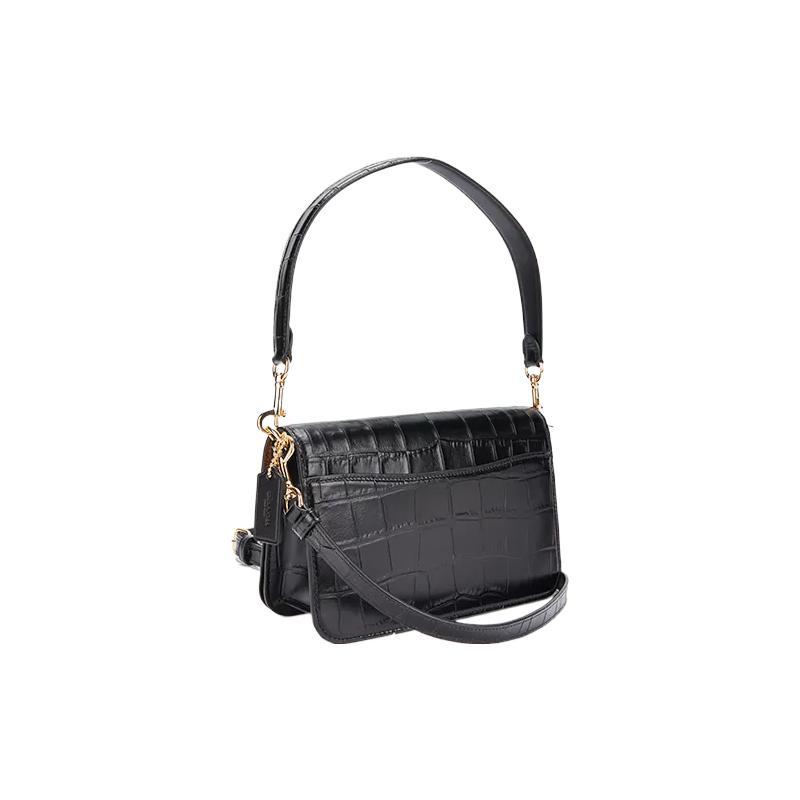 Coach Brynn Cow Leather Portable Crossbody Bag, Shoulder Bag Medium Women's Black CN061-IMBLK