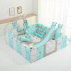 Portable Foldable Playpen: Children's Safety Fence and Indoor Toddler Walker with Toy Storage