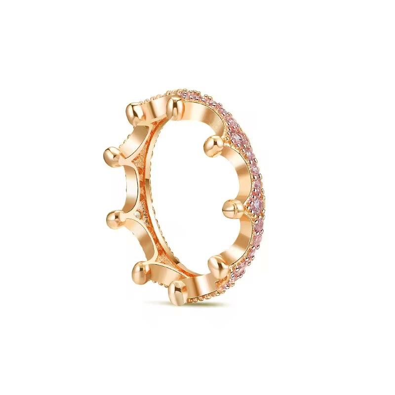 New 925 Silver Sunflower Crown Rings Size 6 7 8 9 Fashion Fine Jewelry For Women Girl Festival Gift