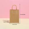 1pcslot Kraft Paper Bag With Handles Gift Packing Bags For Store Clothes Wedding Christmas Supplies Handbags Packaging Bag