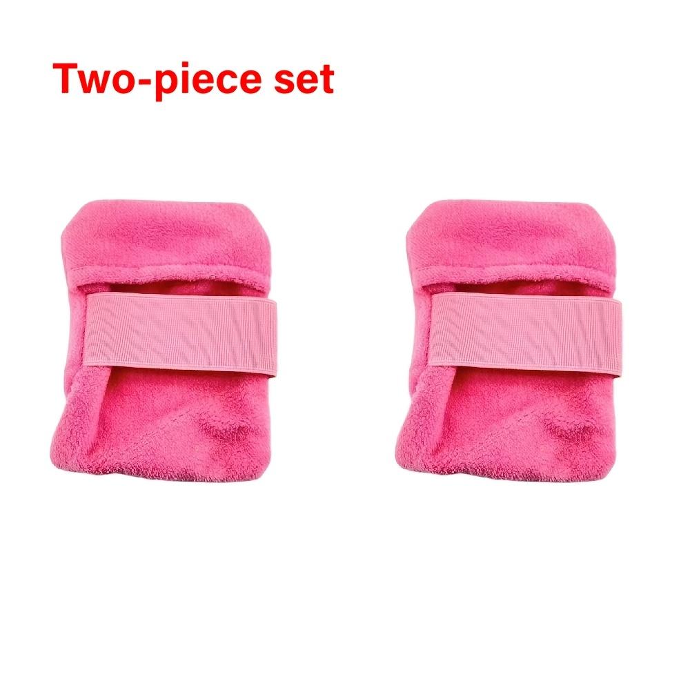 

2-Pack Summer Beach Sand-Removal Towel / Beach Sand Remover / Portable Coral Fleece Beach Sand Brush for Camping and Vacations рожевий