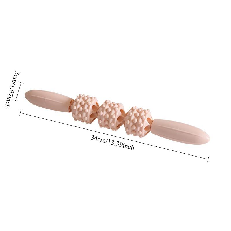 Massage Stick Fitness Legs Unclogging Fascia Stick Yoga Massage Wolf Tooth Stick Calf Roller Fitness Roller