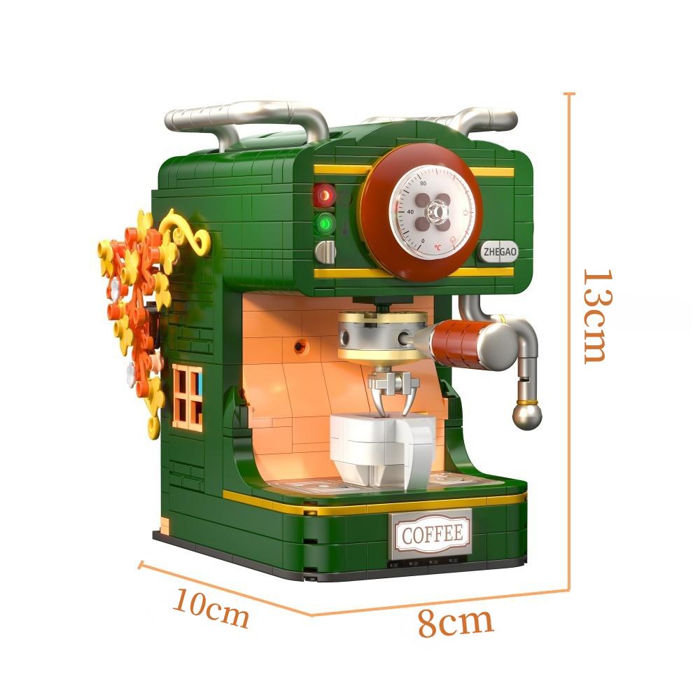 Vintage Cartoon Coffee Machine 3D Model Toy - Perfect for Home Decor and Gift - Giving, Inspired By Mid 20th Century Aesthetics