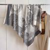Korean Version Of Imitation Cashmere Scarf Women'S Winter Warmth Thickened Versatile Animal Tassel Square Scarf Shawl Scarf