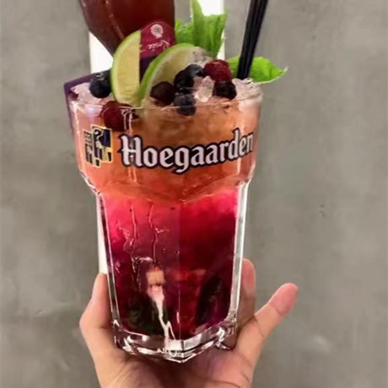 Creative Inverted High-Footed Glass Cup: Versatile for Cocktails, Draft Beer, Juice, or Any Beverage.