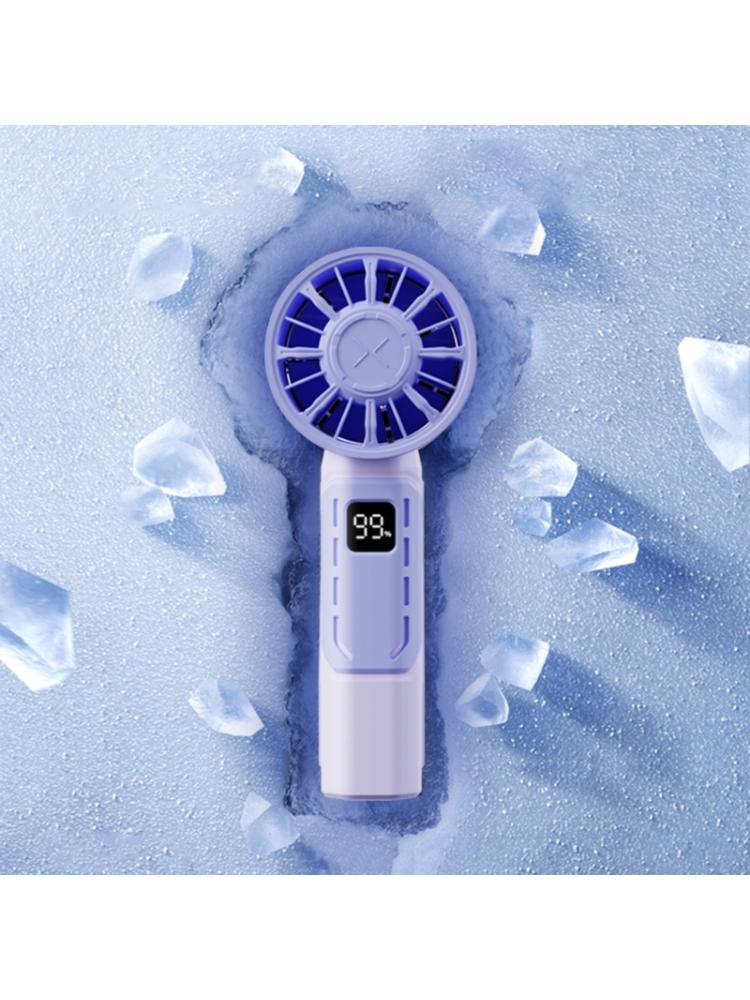 Portables Handheld Fan,Speed(1-100) Adjustable Small Fan,4000mAh Battery Rechargeable Personals Fan,Digital Display