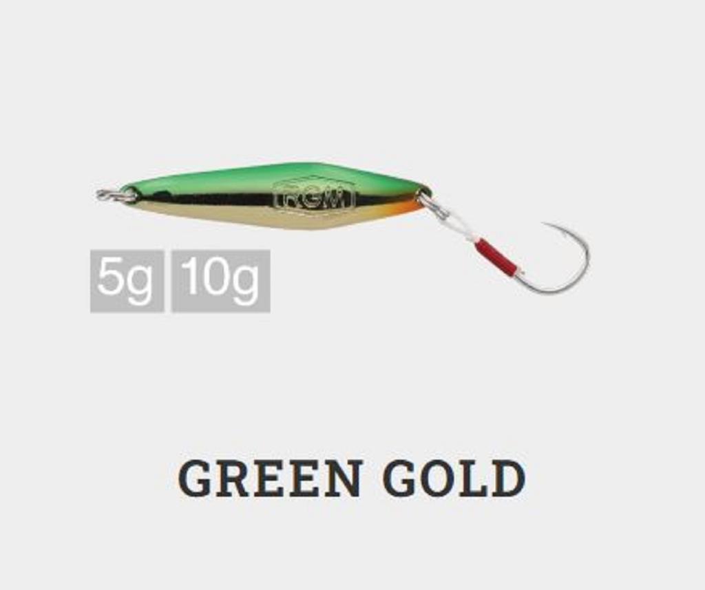Jackall RGM Spoon Saya 10 grams Green Gold (4647)