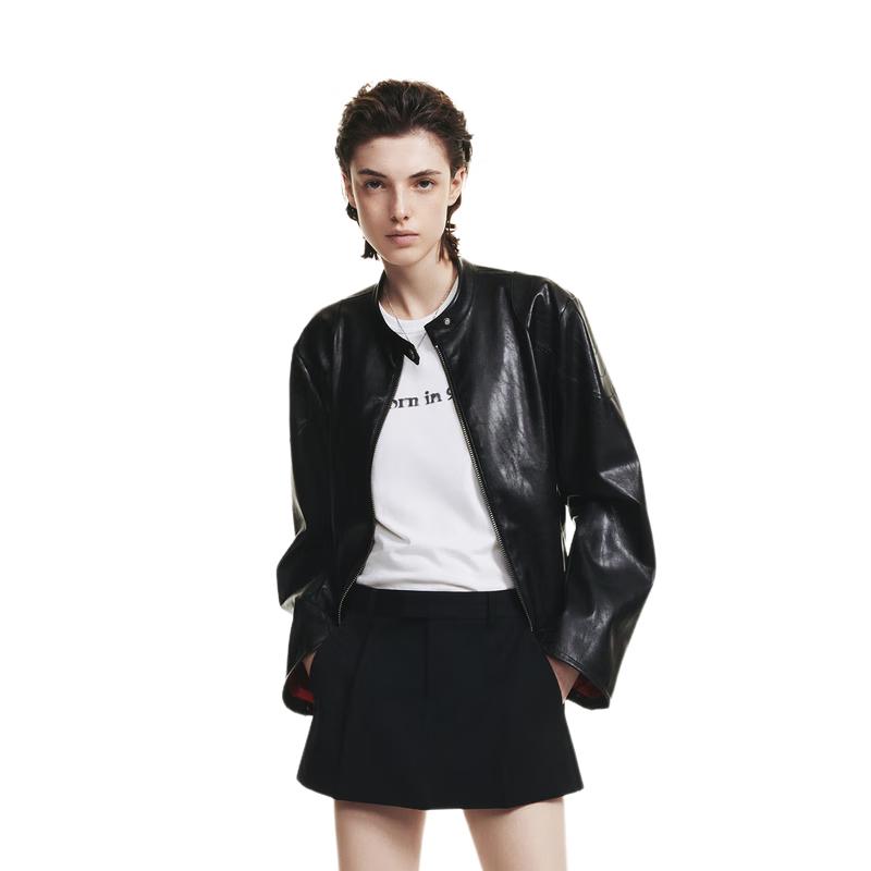 

MO&Co. Куртка из искусственной кожи с воротником-стойкой M 165