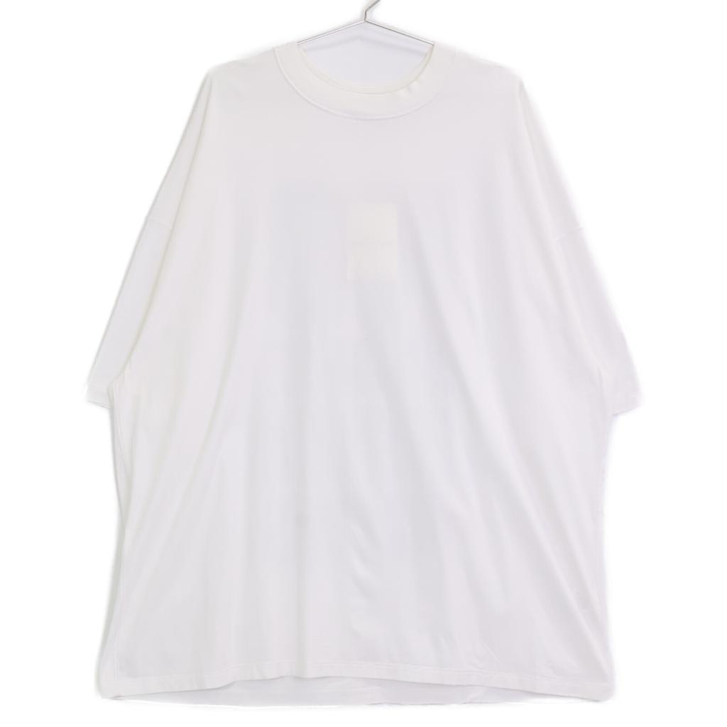 KATHARINE HAMNETT [Excellent Condition/24Stainless Steel] 24S-KHT-04 INSIDE OUT SLOGAN TEE Short Sleeve T-Shirt/ Tops XL whiteUsed