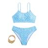 Women's  Split  Bikini Swimsuit Sport Swimsuit