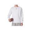 Under Armour Sports Lifestyle Series Logo Casual Fitness Crewneck Sweatshirt Unisex sweatshirt White 23600306-100