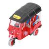 Pull Back Thai Tricycle Simulation Alloy Tuk Tuk Car Model Toy Children Vehicle ToyRed