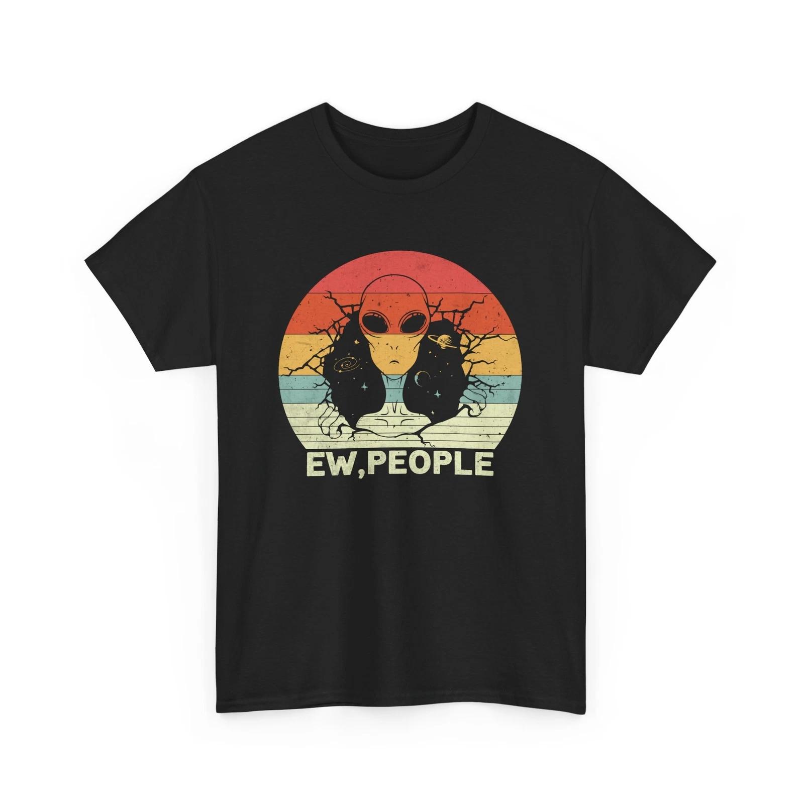 UFO Alien T-Shirt | Outer Space Graphic Tee | Sci-Fi Lovers Gift M