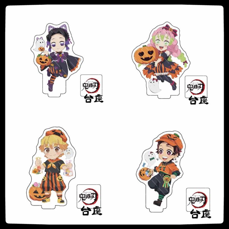 Halloween demon slayer anime peripheral stand acrylic love column xia bean butterfly ninja character gift Entertaining Play Safe Kid Friendly Fun
