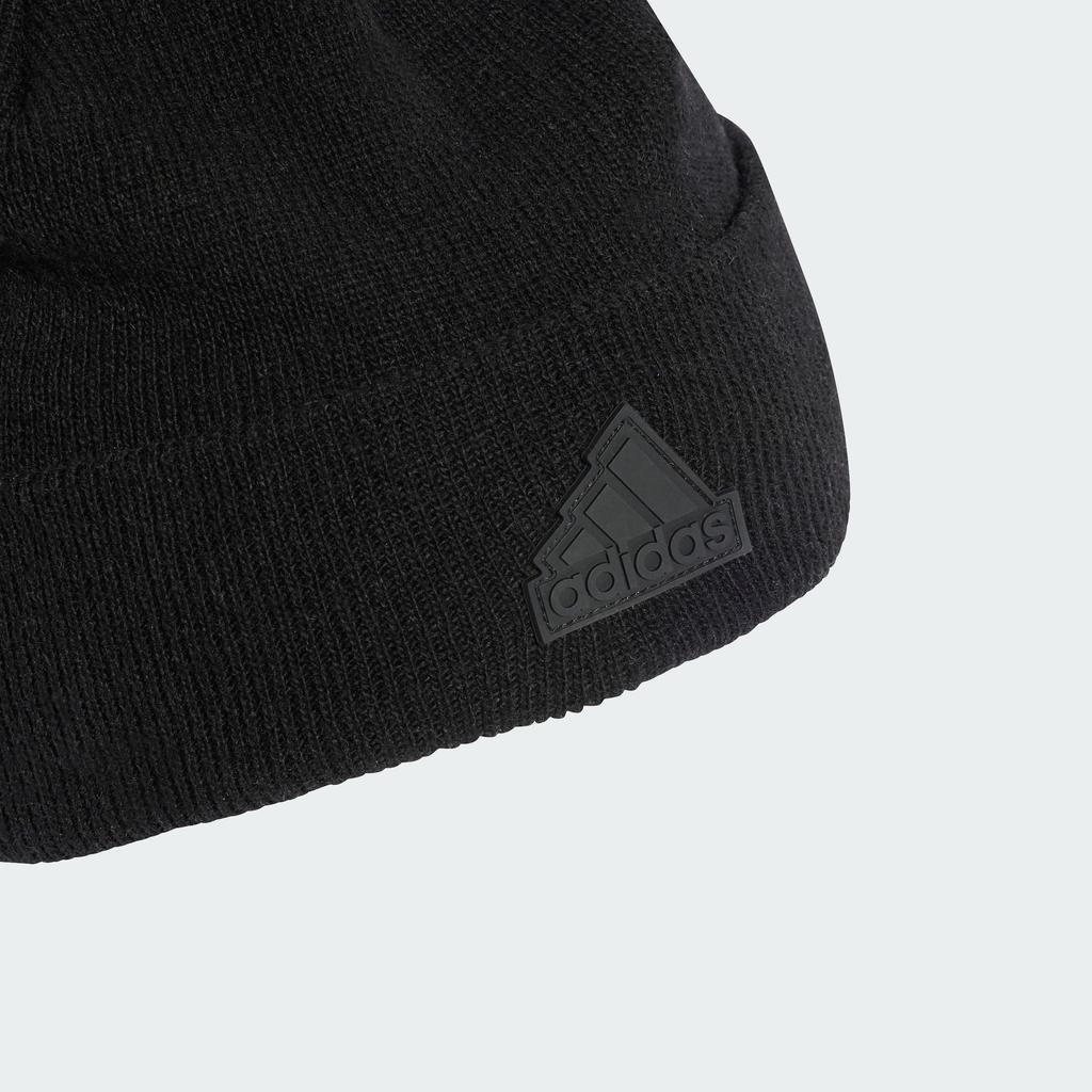 Adidas Tech CR Cuff Unisex Size Beanie, Adult, DMD92, Black/Black (IY5240), 54-57cm