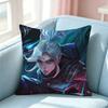Hot Shooting Character Clove Jett Square DoubleSided printed Pillow Case Bedroom Bedside Pillow Sofa Cushion Cover
